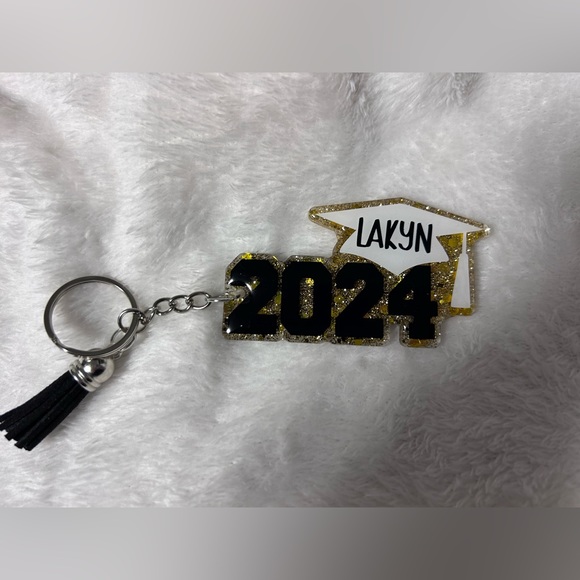 2024 Graduate Customized Keychains ~ Made to Order - Picture 1 of 2